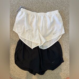Nike running shorts x2